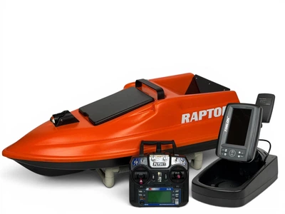 Прикормочный кораблик Raptor S2 GPS автопилот с эхолотом Toslon TF-520