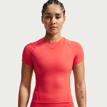 Футболка женская Nike W Nk Df Unvrsa Ss Top Snl XS Красный IO1271-696