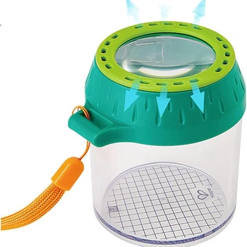 Hape (Германия), Игрушки для улицы, Банка для наблюдения за насекомыми в природе, с увеличительным стеклом, дышащая, праздничный подарок, E5577