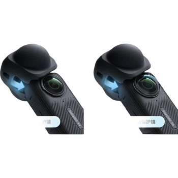 Защитный силиконовый чехол для Insta360 X4, черный.