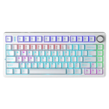 Клавиатура беспроводная Aula F75 Wireless White (6948391208640)