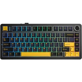 Клавиатура беспроводная Aula F75 Wireless Black (6948391208626)