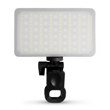 Портативна кольорова міні LED панель PLOKAMA U160 Pro RGB LED 2000 mAh 2700K-6500K 120x70 мм з кліпсою Чорна