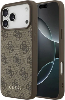 Etui Guess 4G Classic do iPhone 18 Pro Max / 17 Pro Max brązowe (GUE005490)