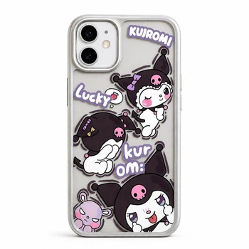 Силиконовый чехол Kuromi (Sanrio) для iPhone 11