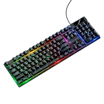 Клавиатура игровая Hoco проводная с подсветкой UA/RU/EN (GM701)