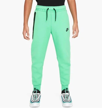 Брюки детские Nike B Nsw Tech Flc Pant XL рост 164 см Зеленый FD3287-363