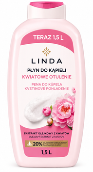 Гель для душа-пена для ванн Linda Цветы 1.5 л.