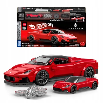 Конструктор Mattel Brick Shop Hot Wheels Speed Series Maserati MC20 JFR90
