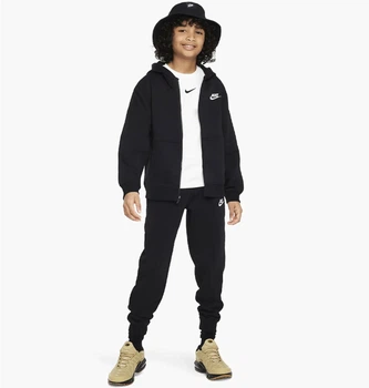 Спортивный костюм детский Nike Club Flc Fz Tracksuit XS Черный FD3114-010