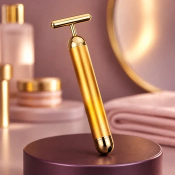 Іонний вібромасажер для обличчя Energy Beauty Bar 6000 мікровібрацій за хвилину