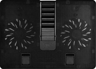 Підставка кулер для ноутбуків до 15.6" Deepcool металева сітка 390х280х27.5мм 2х14см вентилятора (U PAL)