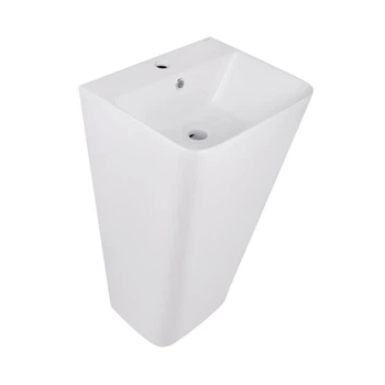 Напольный умывальник моноблок Qtap Tern 440х380х830мм Белый QT1711G302WN, керамический, глянцевый