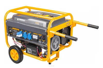 Бензиновый генератор Powermat PM-AGR-3000M2KE 3 кВт однофазный с электростартом и колесами