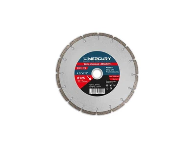 Диск алмазний Mercury сегмент 125мм 22,2мм SEGMENT