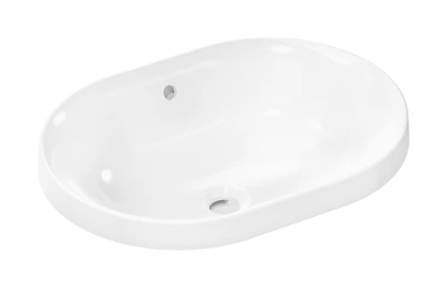 Умывальник Hansgrohe Xuniva U врезной на столешницу 550x400 с переливом SmartClean white 61062450