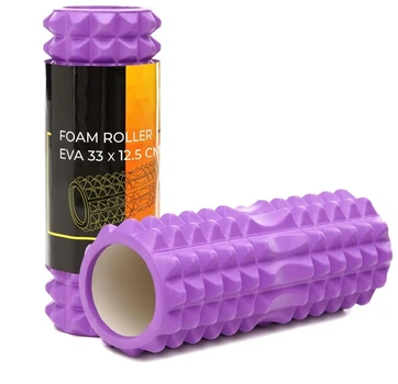 Масажний ролик Cornix EVA 33 x 12.5 см (валик, ролер) XR-0328 Violet (LFXR-0328)
