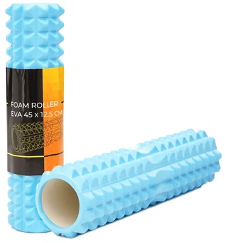Масажний ролик Cornix EVA 45 x 12.5 см (валик, ролер) XR-0335 Sky Blue (LFXR-0335)