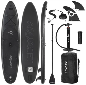 Надувна SUP дошка Aquaget 350 см з веслом AQ0040 Black (LFAQ0040)