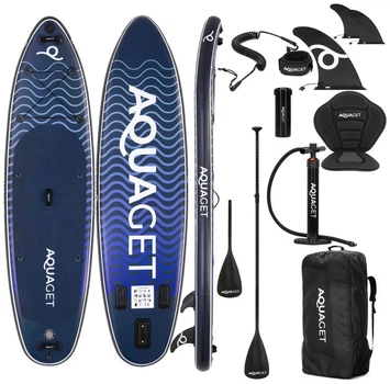 Надувна SUP дошка Aquaget 320 см з веслом AQ0046 Navy Blue/Black (LFAQ0046)