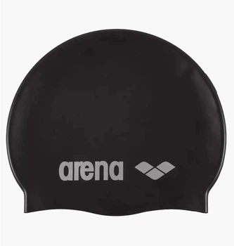 Шапка для плавания Arena Classic Silicone ONE SIZE Чорний 91662-055