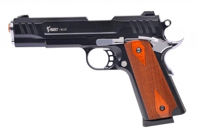 Стартовый пистолет KUZEY 911T#1 Black/Brown Wooden Grips