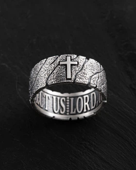 Серебряное кольцо GOD'S SHIELD Reytel 69047017 19.5