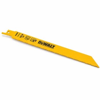 Полотно пильное биметаллическое DeWALT DT2387 (L203, шаг зубьев 10-14) (пилк042)