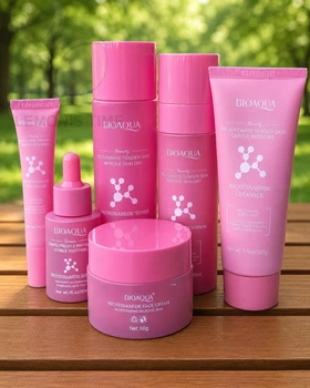 Подарочный набор для комплексного ухода за лицом с ниацинамидом BIOAQUA Nicotinamide Skin Gift Box, 6 средств