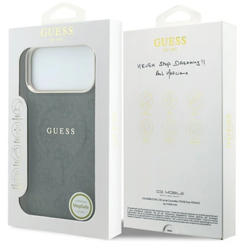 Etui Guess Embossed 4G Classic MagSafe do Apple iPhone 18 Pro Max / 17 Pro Max czarne (GUE005698)
