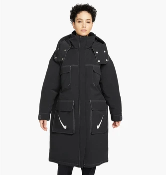 Куртка женская Nike Sportswear Storm-Fit Swoosh Hooded Parka Black M Чорний DJ1979-010
