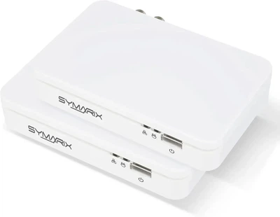 Комплект EoC модемов SYMARIX TGU 21 G.hn Gigabit Ethernet Белый (102264240)