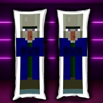 Дакімакура 150х50 см Відьма Майнкрафт Minecraft Подушка з двосторонньою наволочкою