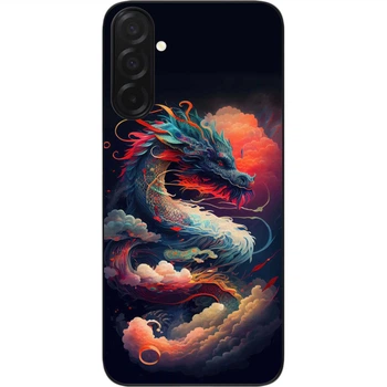 Силіконовий чохол бампер SMTT для Samsung Galaxy A27 5G з принтом Дракон у хмарах