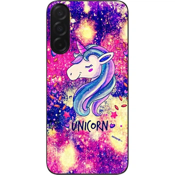 Чехол силиконовый SMTT для Samsung Galaxy A27 5G с рисунком Красивый единорог