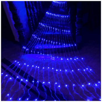 Гирлянда штора водопад 160 LED 2x2м USB 8 режимов защиты IP44 для декора интерьера SQ-26799