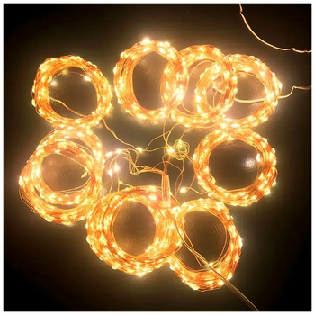 Гирлянда штора водопад-роса 3х1 2м 120 LED USB теплый белый 8 режимов для декора помещений SQ-26805