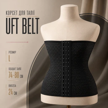 Корсет утягивающий UFT Belt L 74-80 см для талии для поддержания осанки