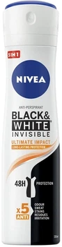 Антиперспирант NIVEA "Черное и Белое Невидимый: Ultimate Impact", спрей, 150 мл
