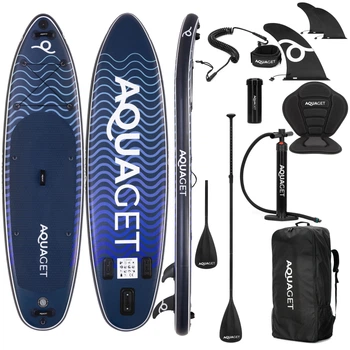 Надувная SUP доска Aquaget 320 см с веслом AQ0046 Navy Blue/Black