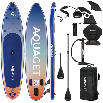 Надувная SUP доска Aquaget 350 см с веслом AQ0044 Blue/Orange