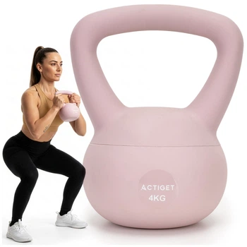 Гиря мягкая Actiget 4 кг для фитнеса ACT0063 Pink