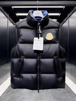 Мужская черная пуховая жилетка Монклер Moncler Sumido, гусиный пух, XL
