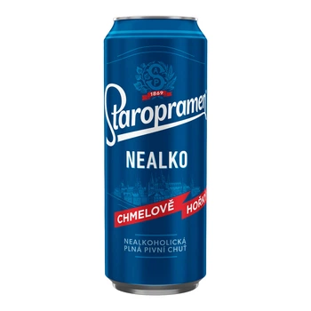 Пиво Staropramen Nealko 0 (світле безалкогольне пиво 24 жб по 0,5л, Чехія).