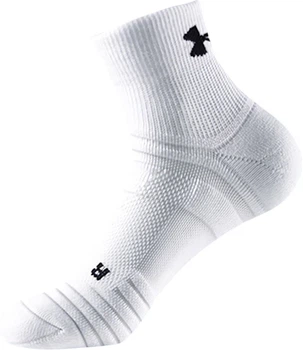 Носки Under Armour 202-1 мужские спортивные средней высоты антибактериальные, белые, 3 пары, размер 38-43