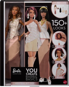 Коллекционный набор Barbie You Create Barbie Basics брюнетка (194735344031)