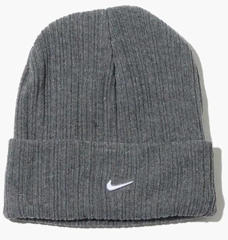 Шапка Nike Nsw Beanie Fshrmn Nushred Grey ONE SIZE Сірий DV3352-084
