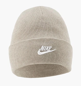 Шапка Nike Beanie Utility Futura ONE SIZE Бежевий DJ6224-258