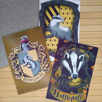 Набірлистівок Гарри Поттер Пуффендуй Harry Potter Hufflepuff (3 шт) 21936