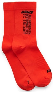 Носки велосипедные USWE X Sock красные, размер S/M